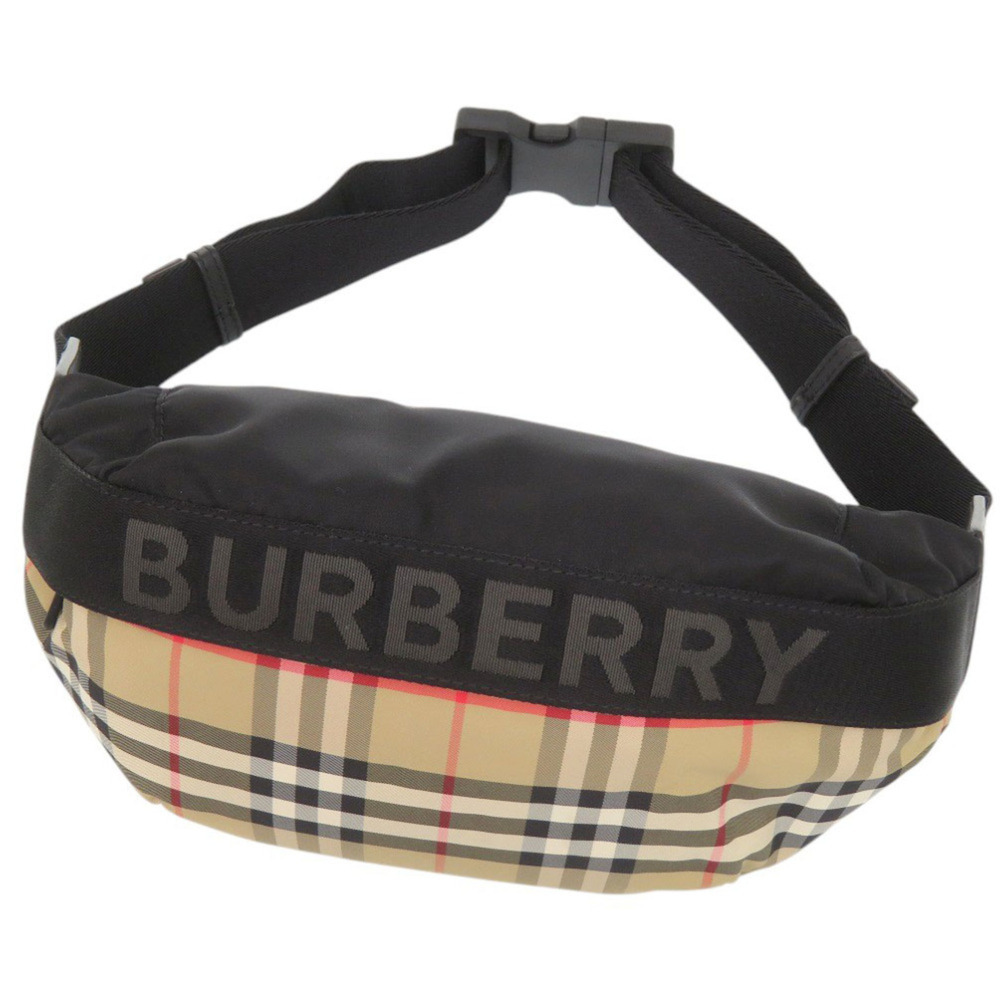 Burberry Nova Check Beige Bag, Body Waist Bag 0015BURBERRY